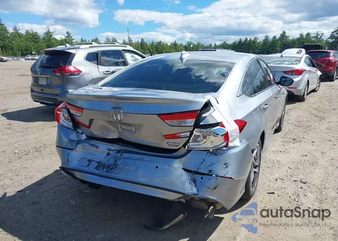 2018 Honda Accord Hybrid Touring из США, поврежденный, VIN 1HGCV3F9XJA004849